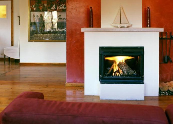 Cheminée feu de bois